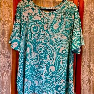 Liquid Knit Tops with Split Sleeves